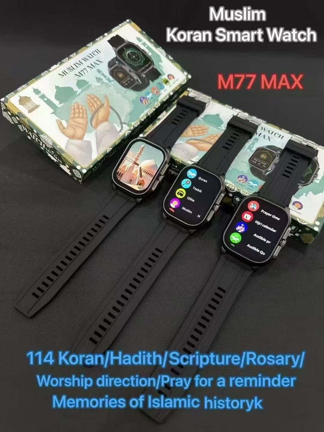 Mouslim watch New smart Watch